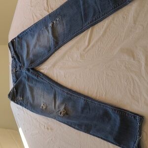 Skinny Ankle Distressed Jeans